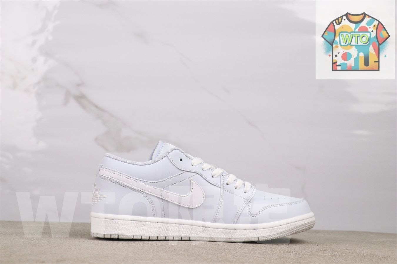 WTO通販 Jordan FV 8486-400 Air 1 Low - top Light Blue ライトブルー -WTO輸入-GAT 48