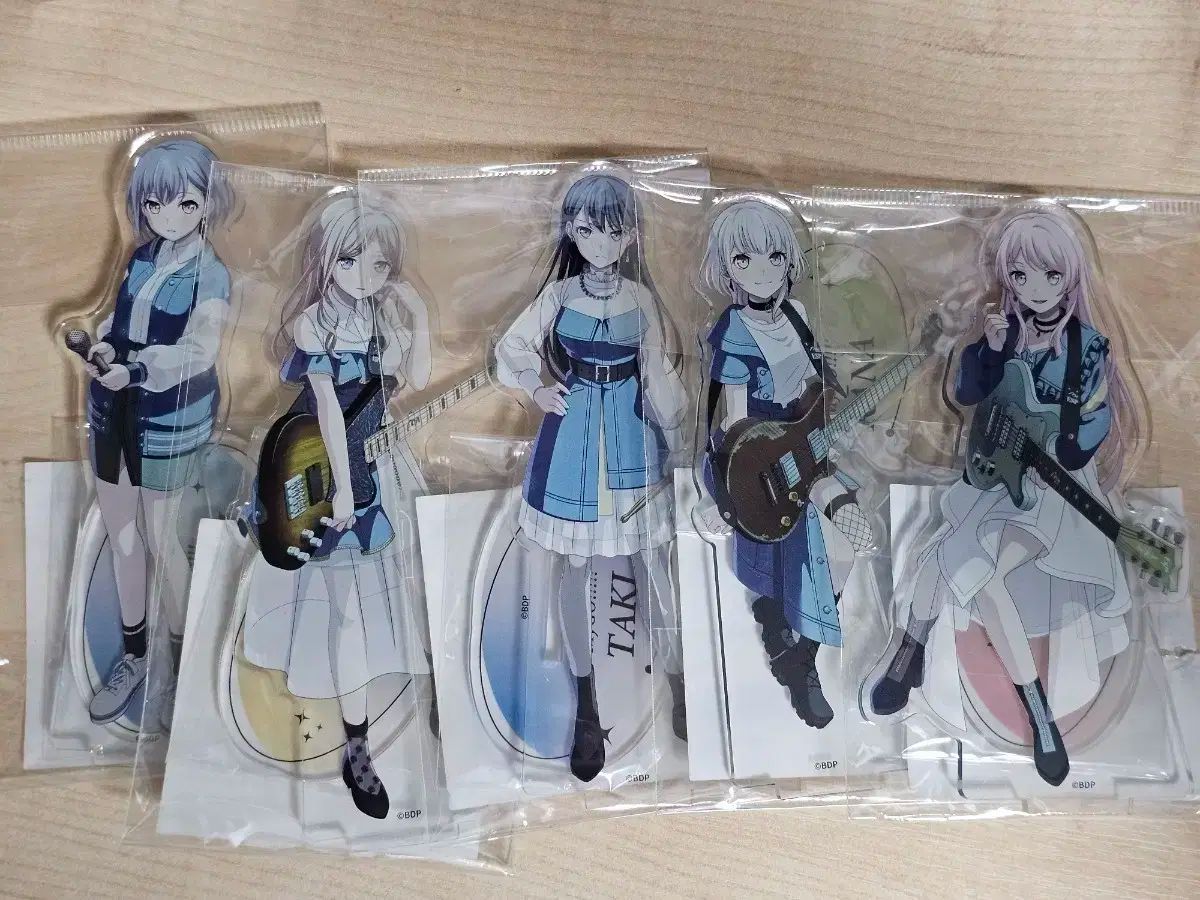 BanG Dream! MY アベ無地 합동ライブ アクリル セット