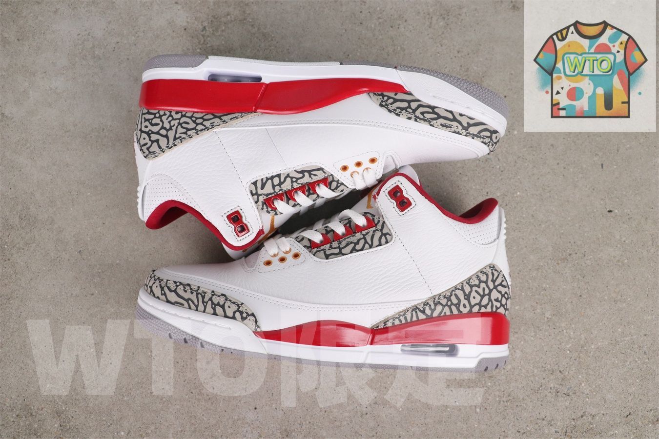  今日 Jordan CT 8532-126 Air 3 Retro Cardinal Red カーディナルレッド スニーカー キッズシューズ