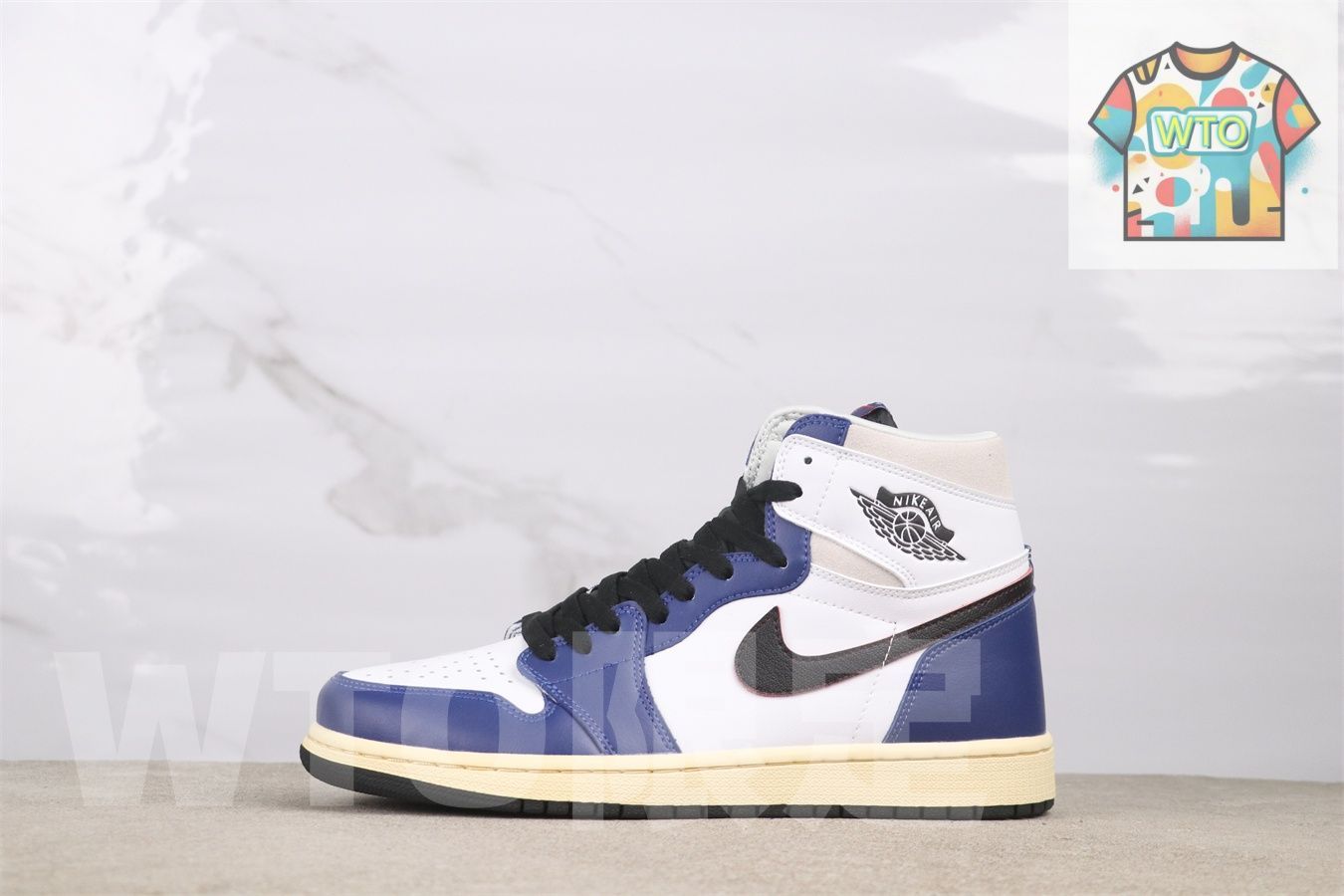 WTO通販 Jordan DZ 5485 100 ジョーダン 1 ハイトップ ダークサファイアブルーDark Sapphire Blue WTO輸入 KJQ 43