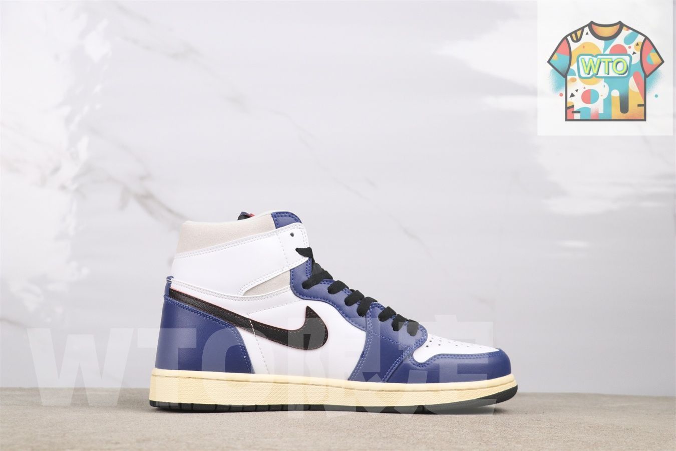 WTO通販 Jordan DZ 5485-100 ジョーダン 1 ハイトップ ダークサファイアブルーDark Sapphire Blue-WTO輸入-KJQ 43