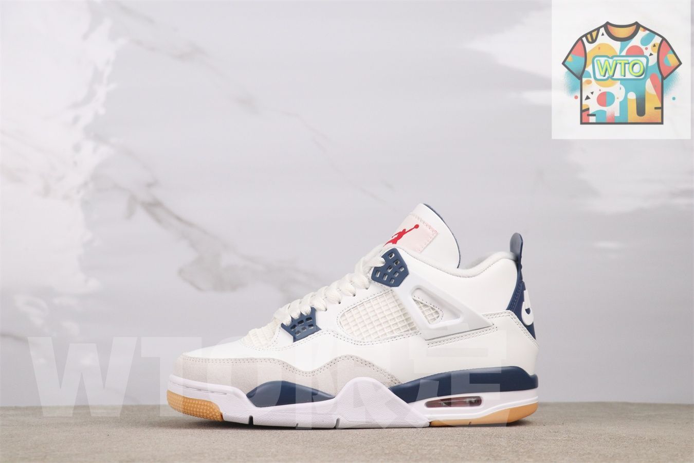 WTO通販 Jordan DR 5415-100ジョーダン 4 ハイトップ ネイビーブルーNavy Blue-WTO輸入-XCX 36