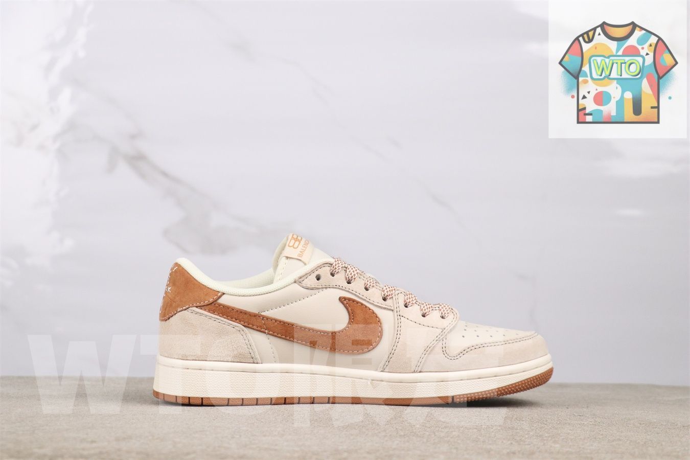 WTO通販 エアジョーダン 1 XS 3086-014 ジョーダン ローカット ライトブラウンダークブラウン-WTO輸入-FNL 24