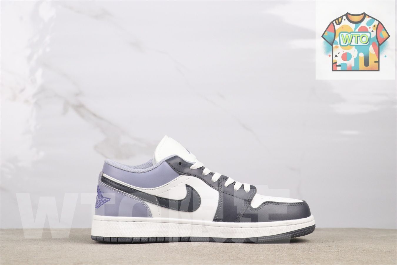 WTO通販 エアジョーダン 1 ローカット 553558-145 スモーキーパープル-WTO輸入-LIH 03