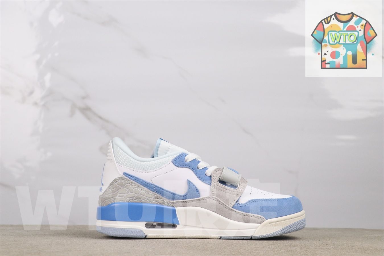 WTO通販 エアジョーダン レガシー 312 ローカット CD 7069-141 ホワイトブルー-WTO輸入-FHH 79