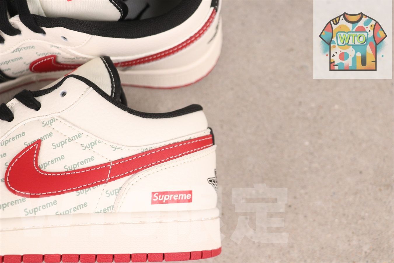  今日 Jordan XX 2425-025 ジョーダン 1 ローカット ベージュブラックレッド-WTO輸入2 スニーカー キッズシューズ