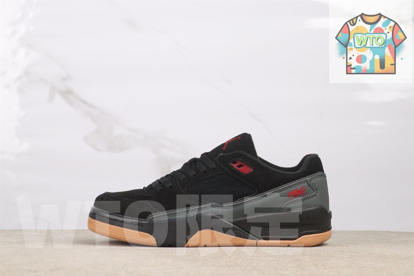 WTO通販 Air Jordan 4 HF 3255 001 エアジョーダン ブラックレッド Black Red WTO輸入 VBG 42