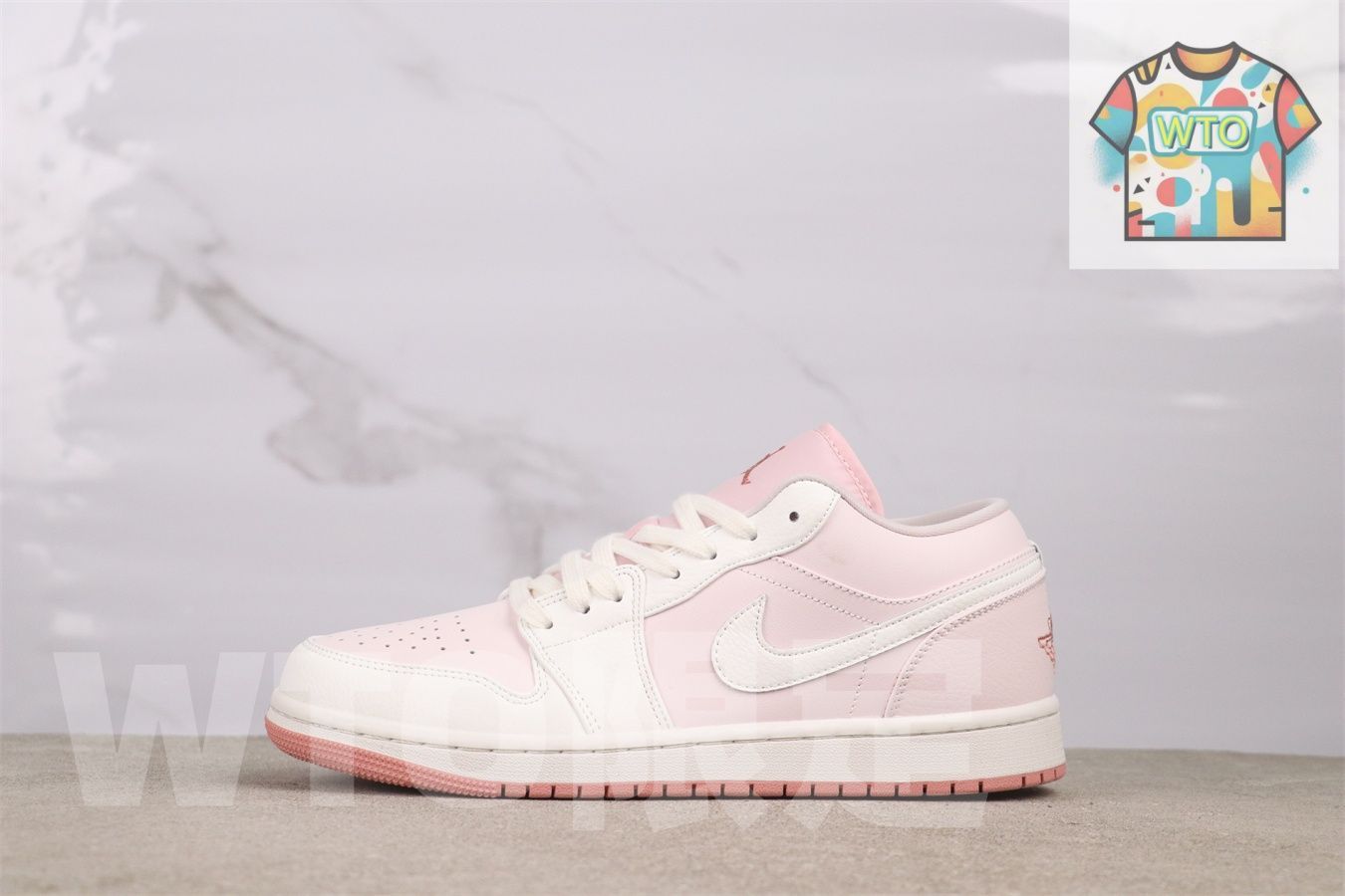 WTO通販 Air Jordan 1 Low IH 0823 611 エアジョーダン ローカット ホワイトピンク WTO輸入 EHL 78