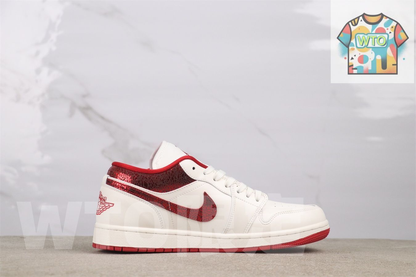 WTO通販 Air Jordan HJ 9338-106 エアジョーダン ロートップ ホワイトレッド-WTO輸入-GFY 84