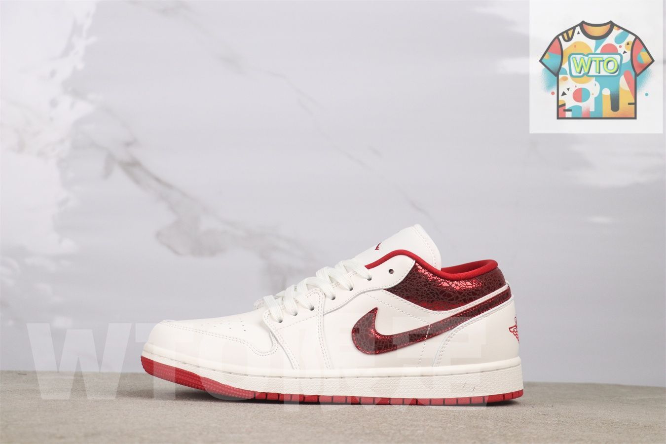 今日 Air Jordan HJ 9338 106 エアジョーダン ロートップ ホワイトレッド WTO輸入2