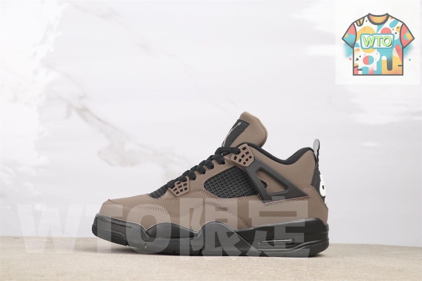 WTO通販 Air Jordan DB 0732 200 エアジョーダン 4 ブラックブラウン Black Brown WTO輸入 PEF 09