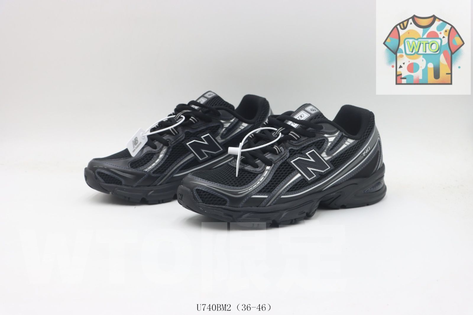  WTO通販 ニュー ンス ランニングシューズ ブラックシルバー lack Silver-WTO輸入-AHV 76 スニーカー 靴