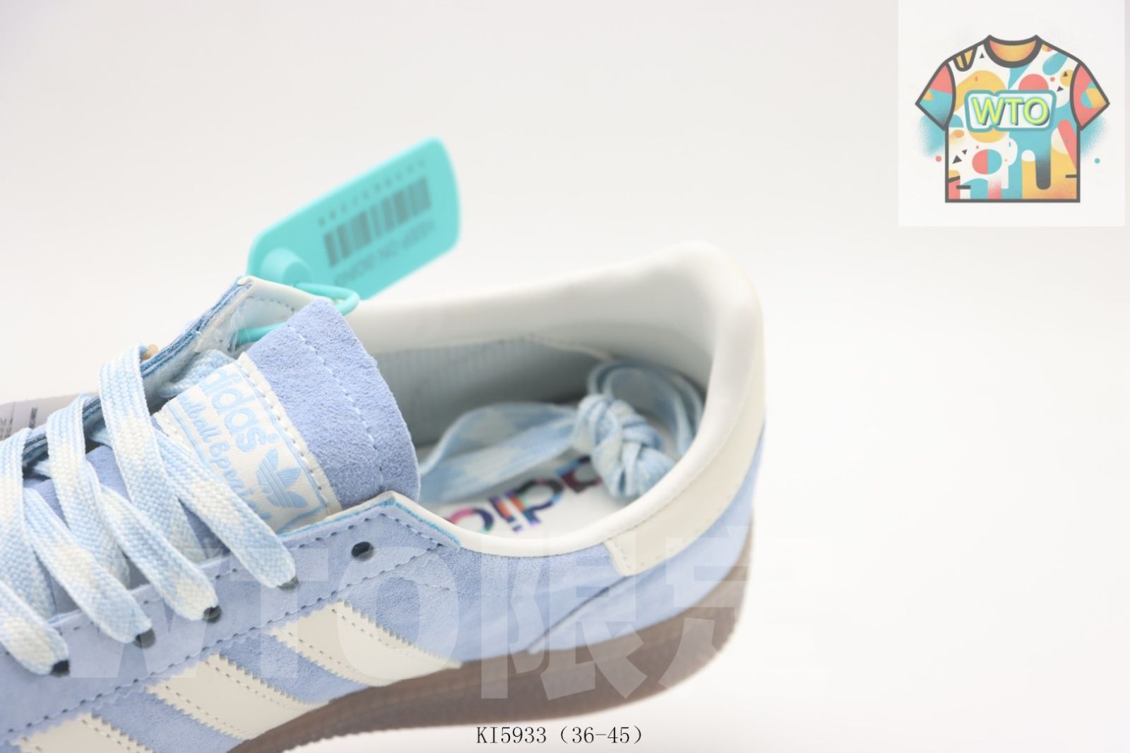  WTO通販 アディダス ボードシューズ ブルーアンドホワイト KI 5933-WTO輸入-RTR 39 スニーカー 靴