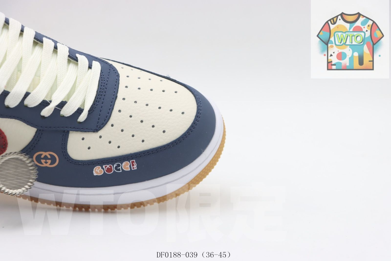 白ブルーレッド DF