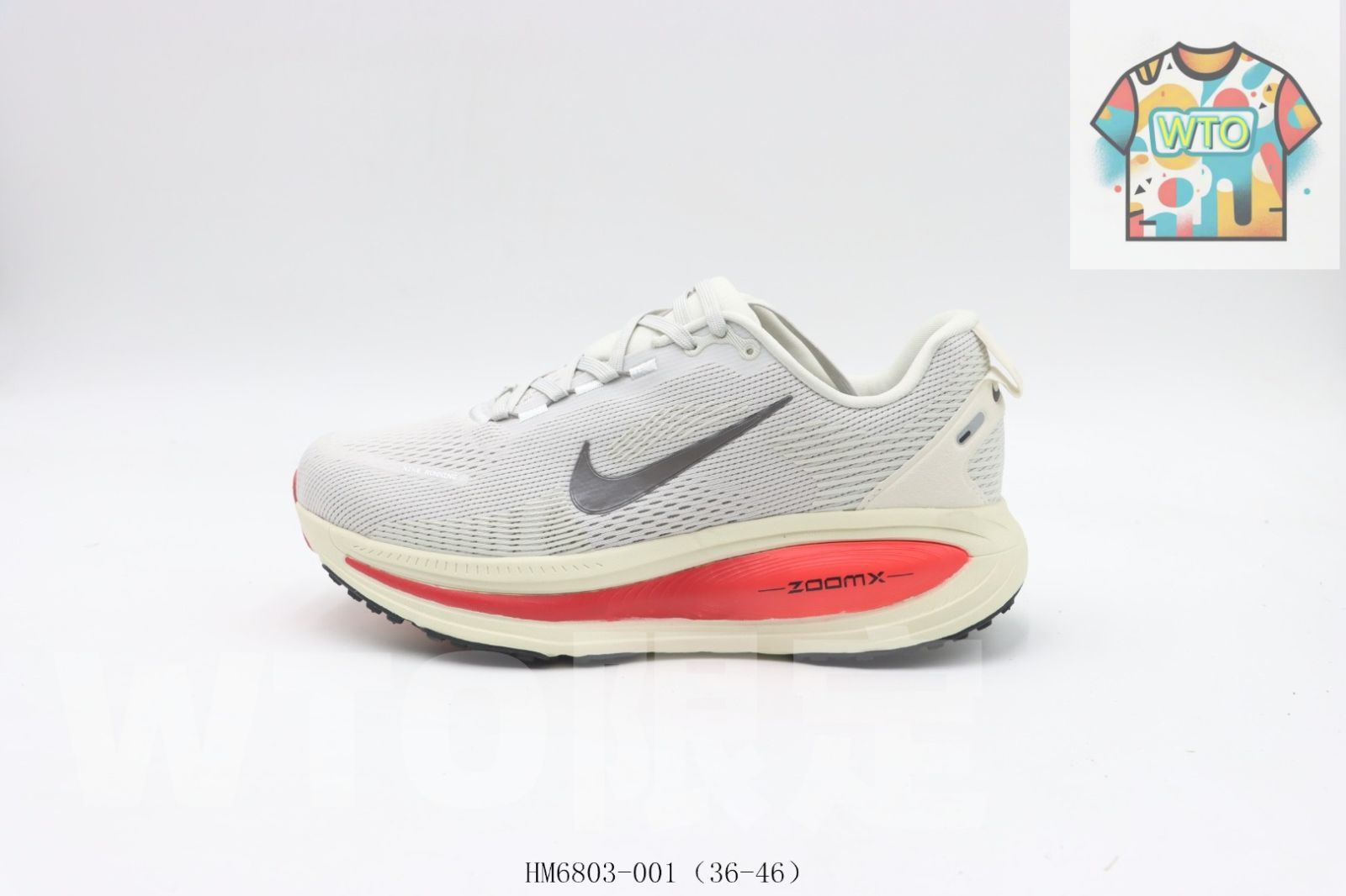 WTO通販 ナイキ ランニングシューズ 白赤 HM 6803-001-WTO輸入-VQJ 35