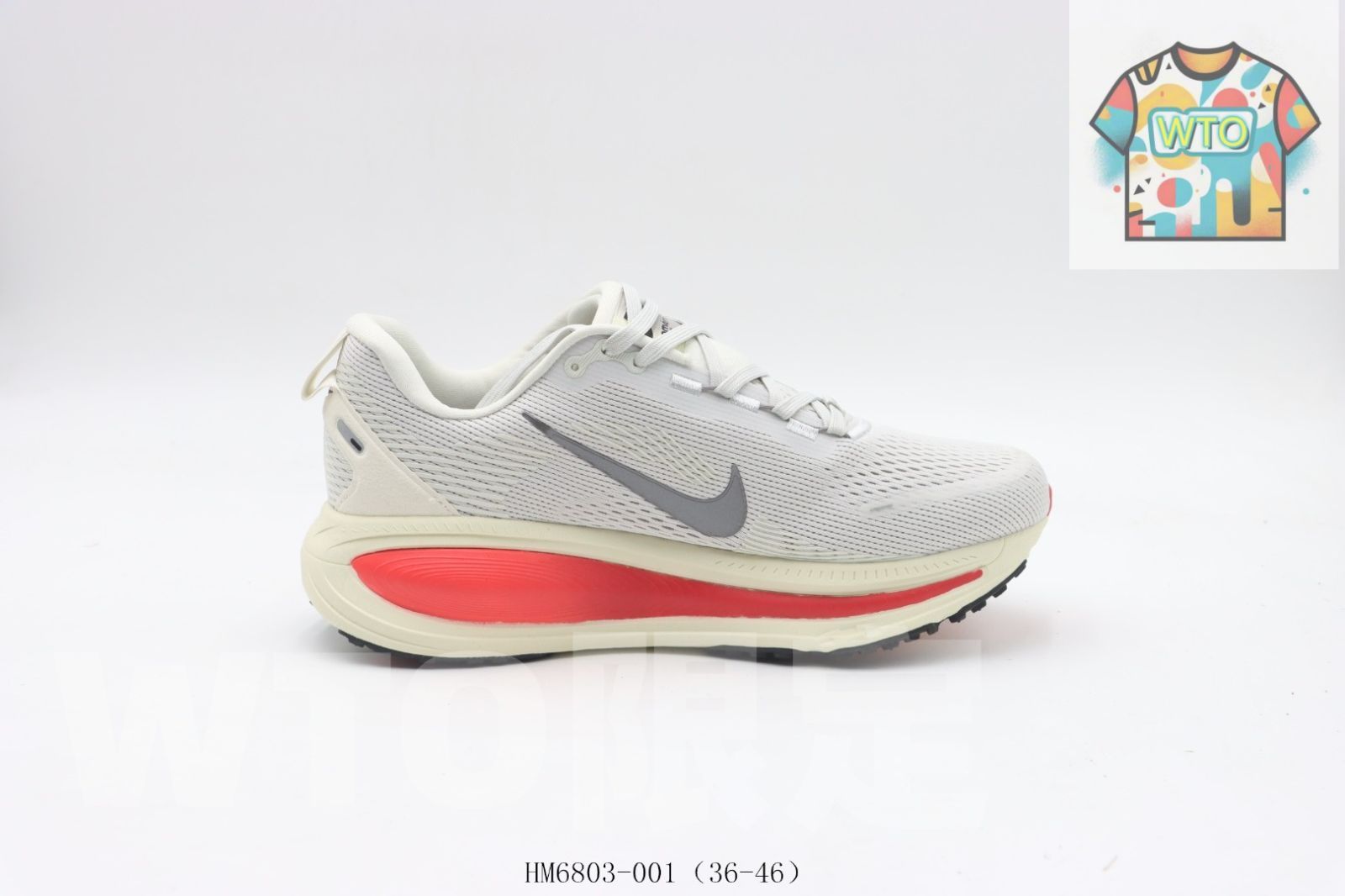 WTO通販 ナイキ ランニングシューズ 白赤 HM 6803-001-WTO輸入-JGN 98
