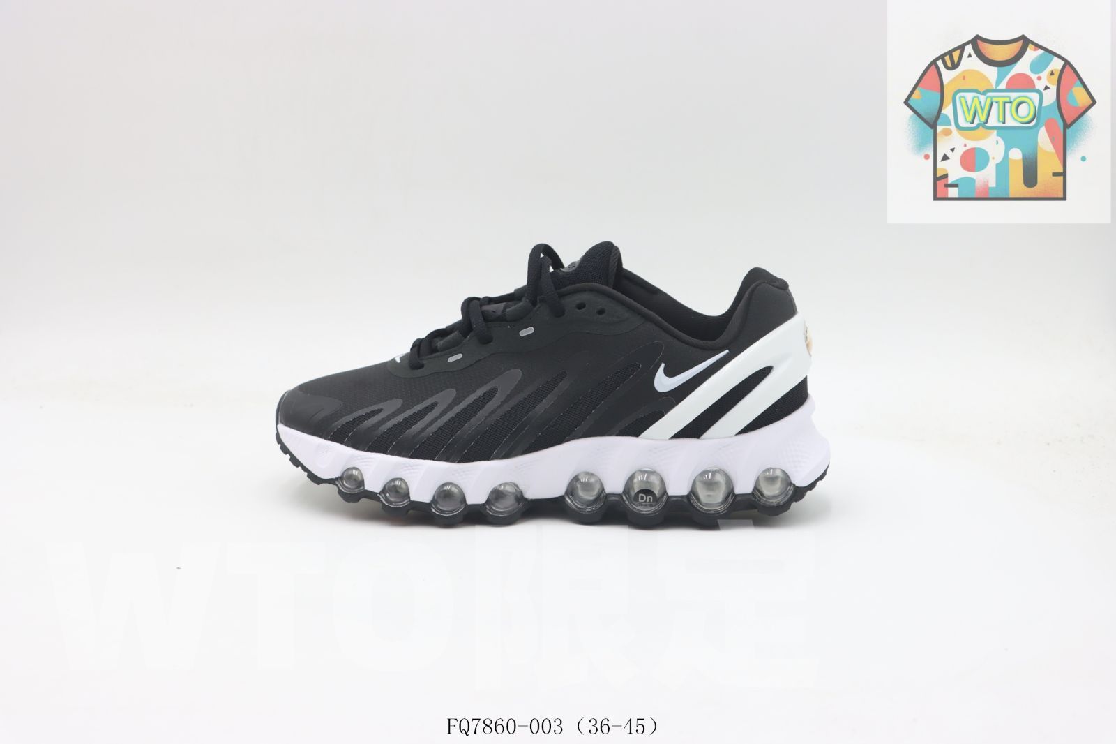 WTO通販 ナイキ エアマックス DN 8 ランニングシューズ ブラック - ホワイト FQ 7860 003-WTO輸入-XAW 37