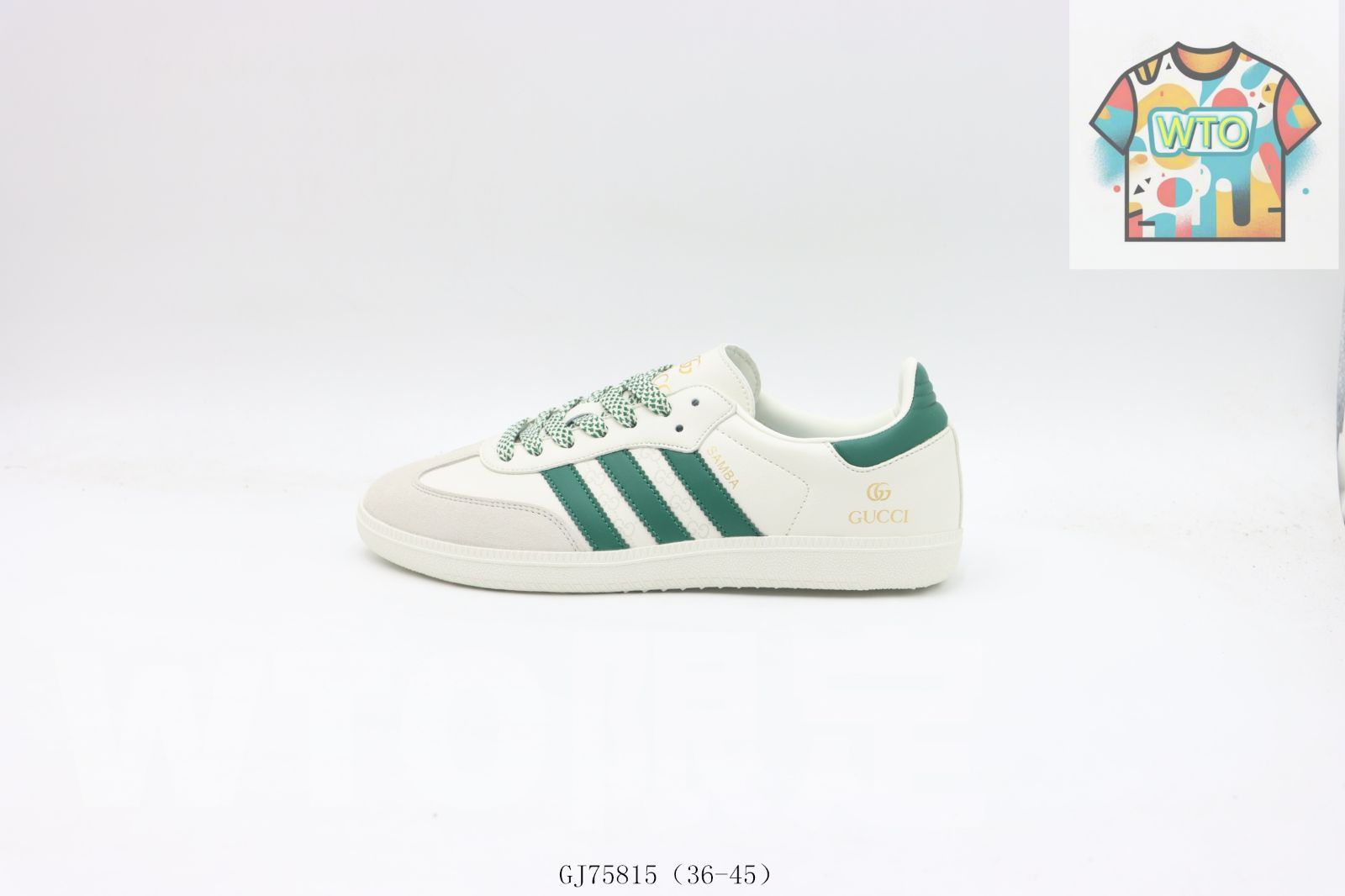 WTO通販 アディダス ボードシューズ ホワイト グリーン GJ 75815 WTO輸入 JWO 97