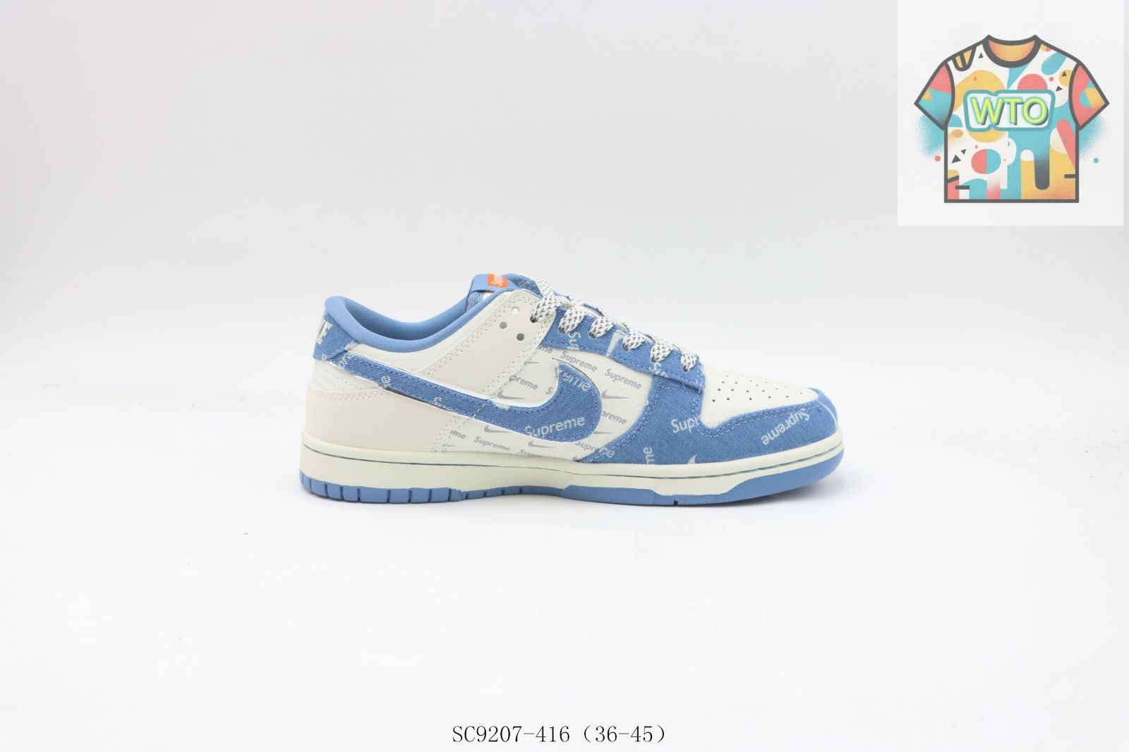 WTO通販 ナイキ ボードシューズ 白藍 SC 9207-416 White-Blue -WTO輸入-LKX 61