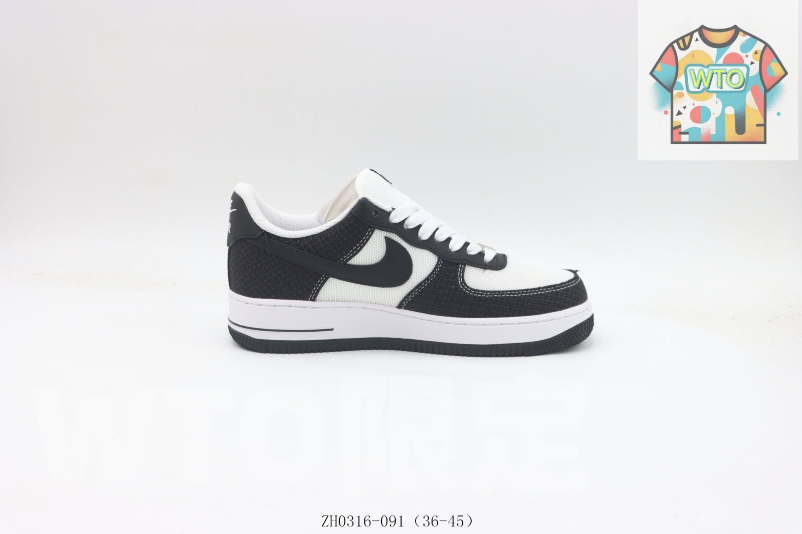 WTO通販 ナイキ ボードシューズ 黑白 ZH 0316-091 Black-White -WTO輸入-DFL 59