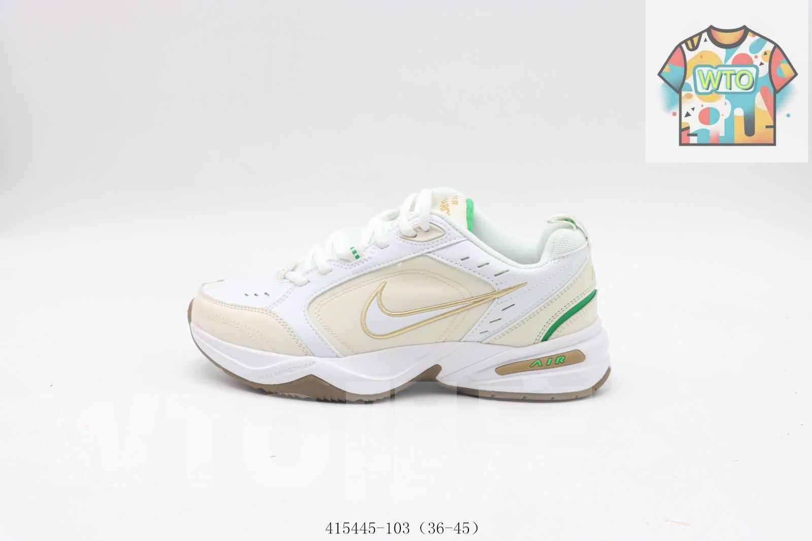 WTO通販 ナイキ ランニングシューズ 米白緑 415445 103 Beige Green WTO輸入 RSX 93