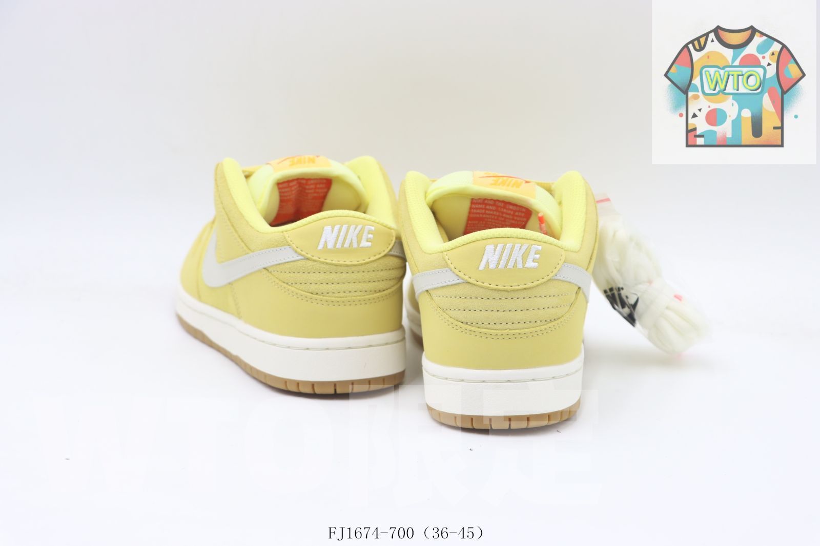  WTO通販 Nike Board Shoe イエロー FJ 1674-700 Yellow -WTO輸入-NND 66 スニーカー 靴