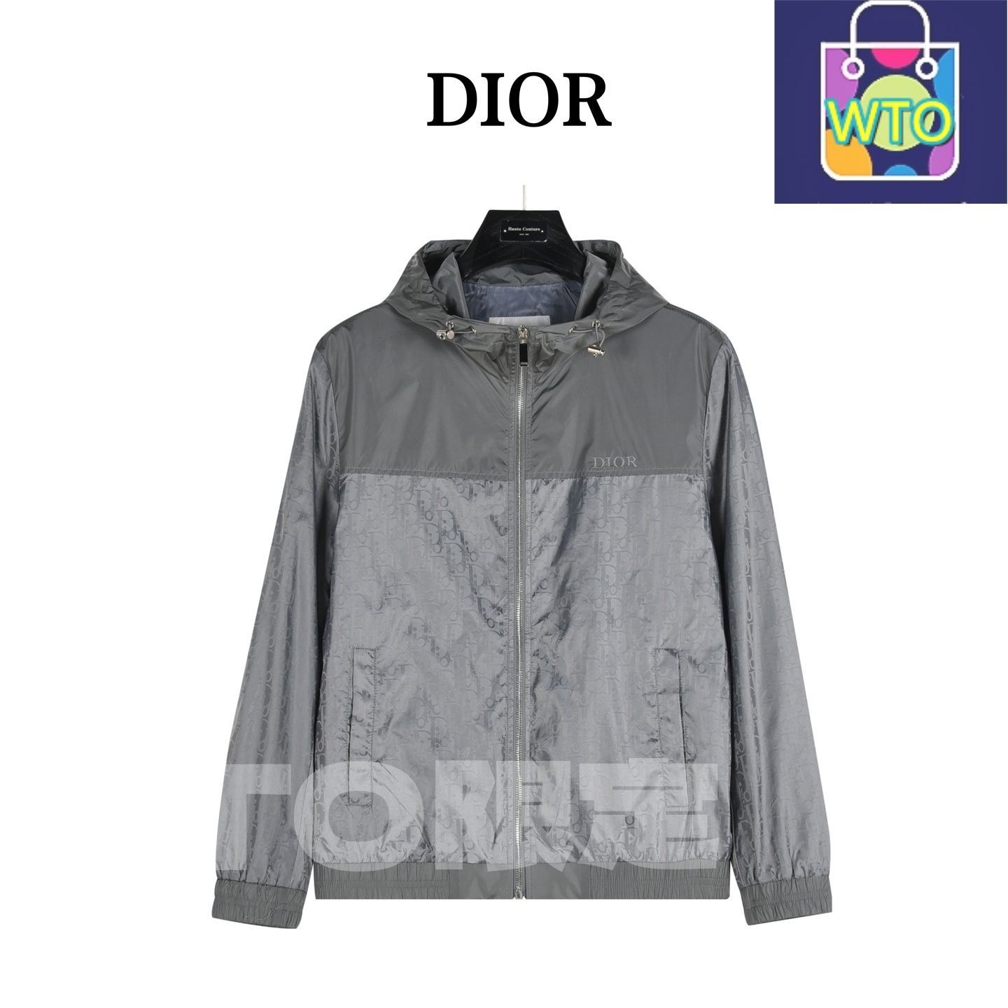 今日 Dior ディオール 胸元ロゴ 印 接フード付きジャケット 軽量保温素材で日常 アウトドア両用に適す スウェットシャツ アウター 秋冬トップス