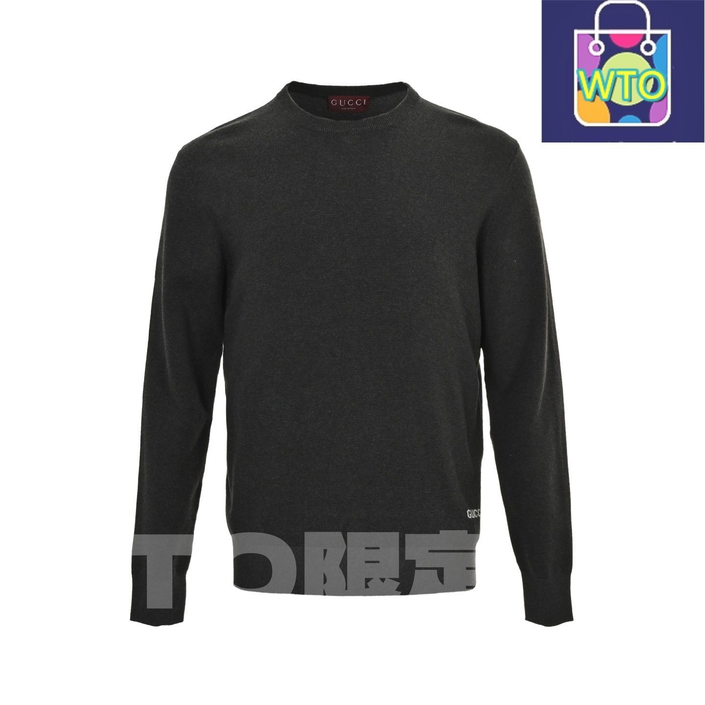 今日 Gucci グッチ 25FW裾インレイニットシリーズ 丸襟セーター シルクコットンニット素材 スウェットシャツ アウター 秋冬トップス