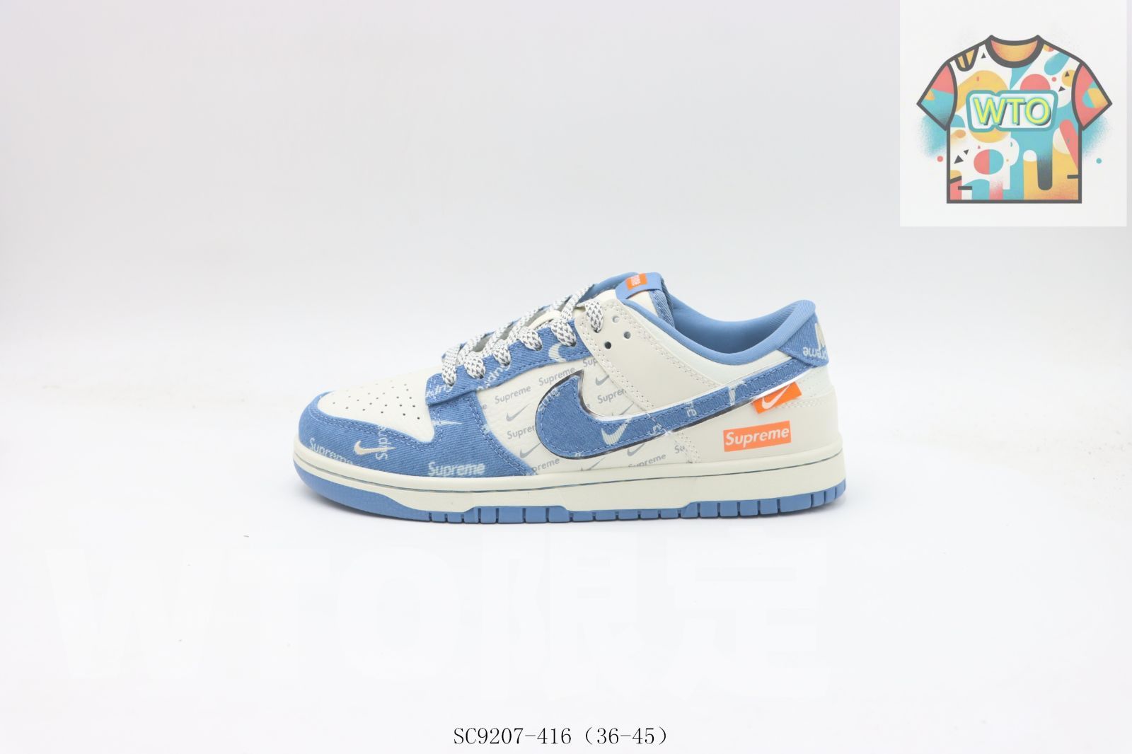 WTO通販 ナイキ ボードシューズ 白藍 SC 9207 416 White Blue WTO輸入 CXJ 09