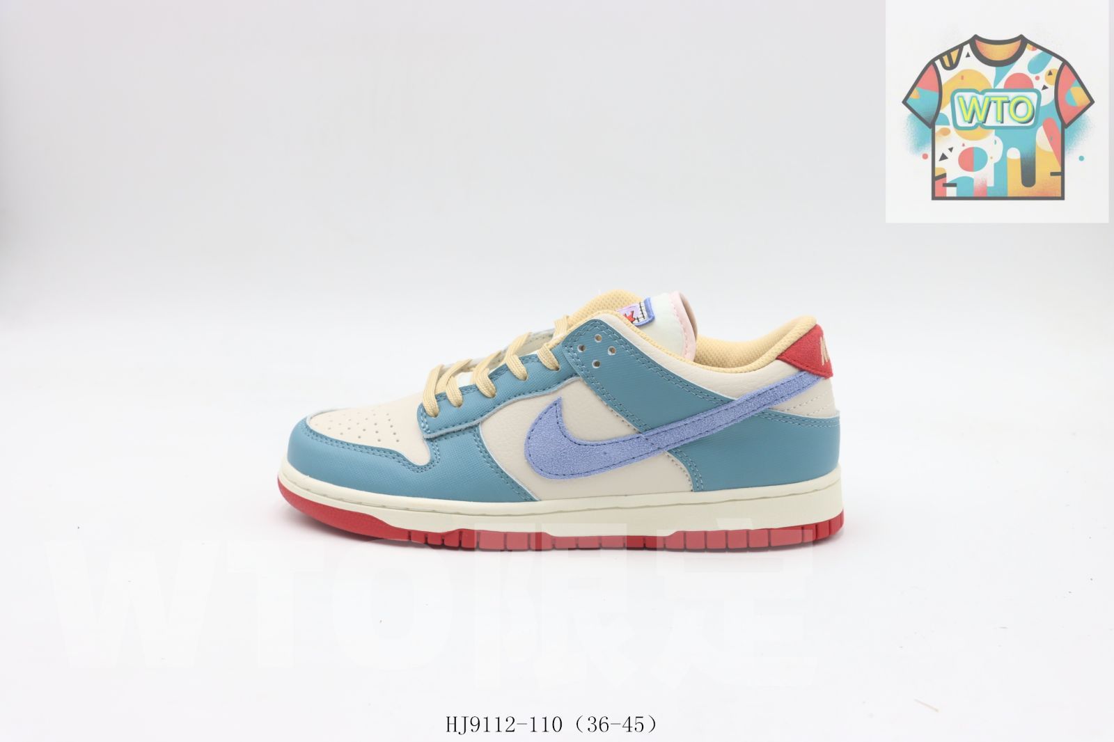 WTO通販 ナイキ ボードシューズ 白 - 青 赤 HJ 9112-110-WTO輸入-VLA 68