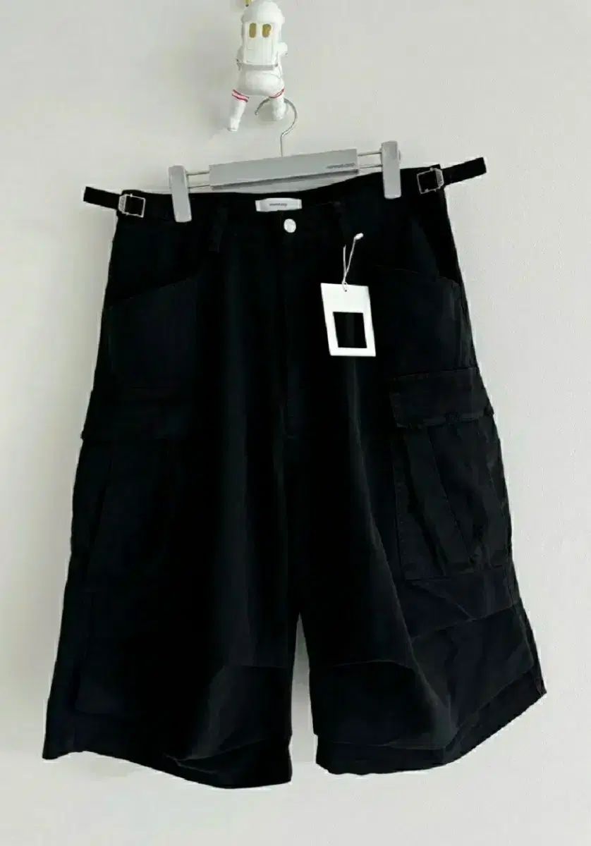 Nonnod カーゴ ショーツ ヴィンテージ ブラック 2サイズ