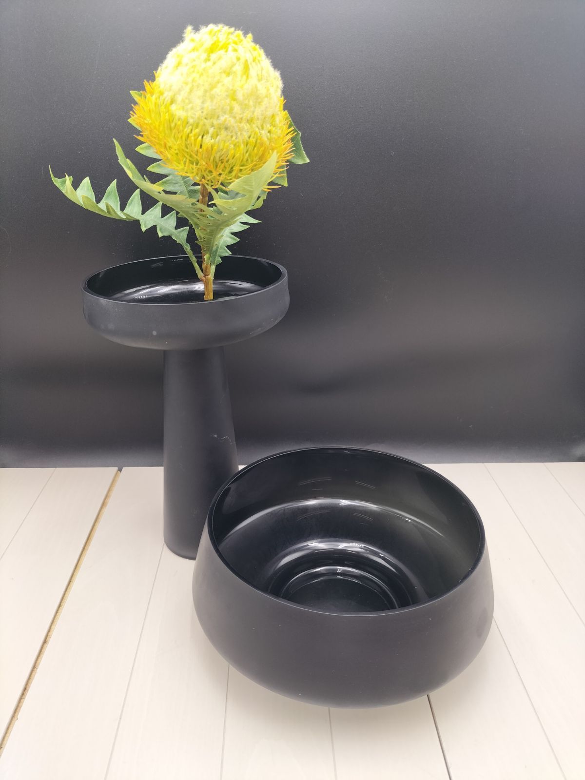 新品 YONFA グレー Vネック ジレ