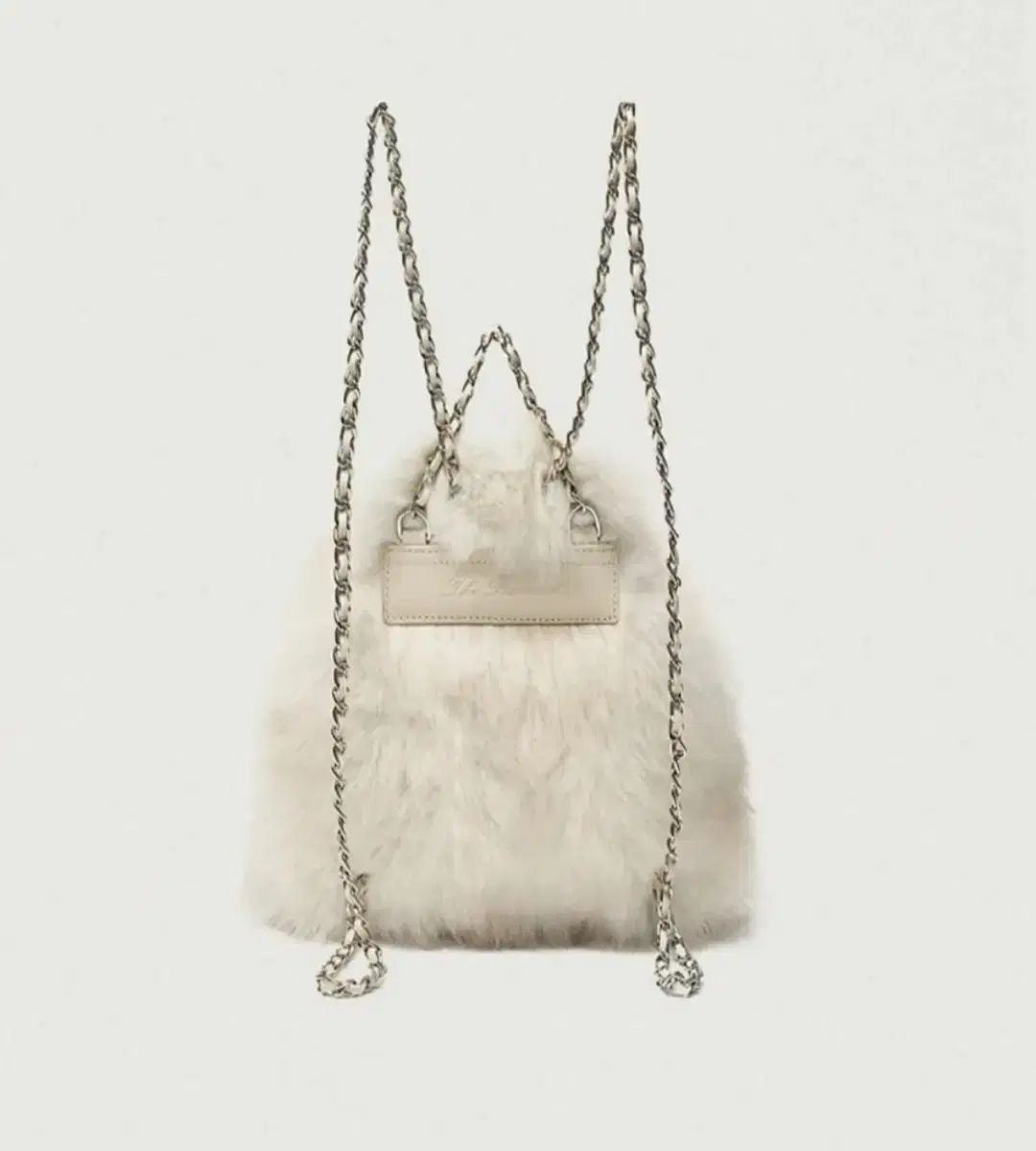 ザ バーネット ファーバッグパック アイボリー 1回短時間着用 ダストバッグ O