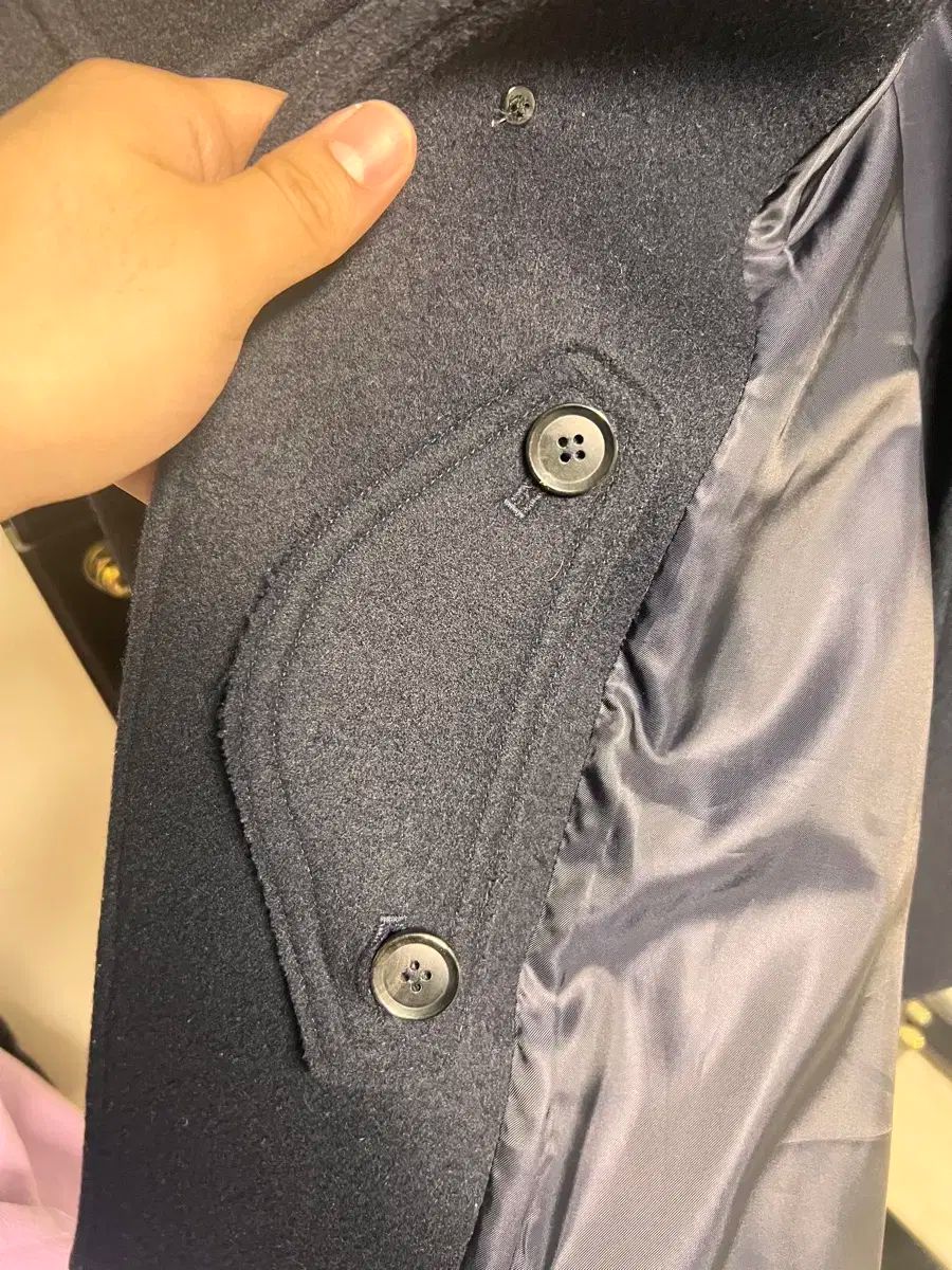 シャーター メルトン ウール バルマカーン コート M