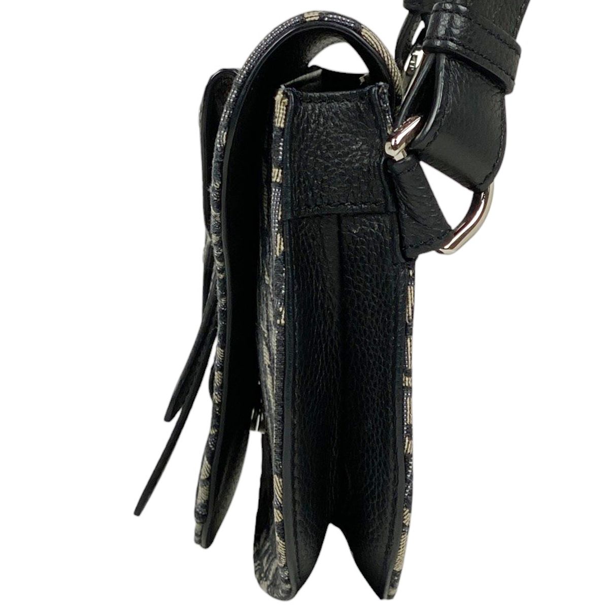 クリスチャンディオール Christian Dior トロッター柄 サドルバッグ