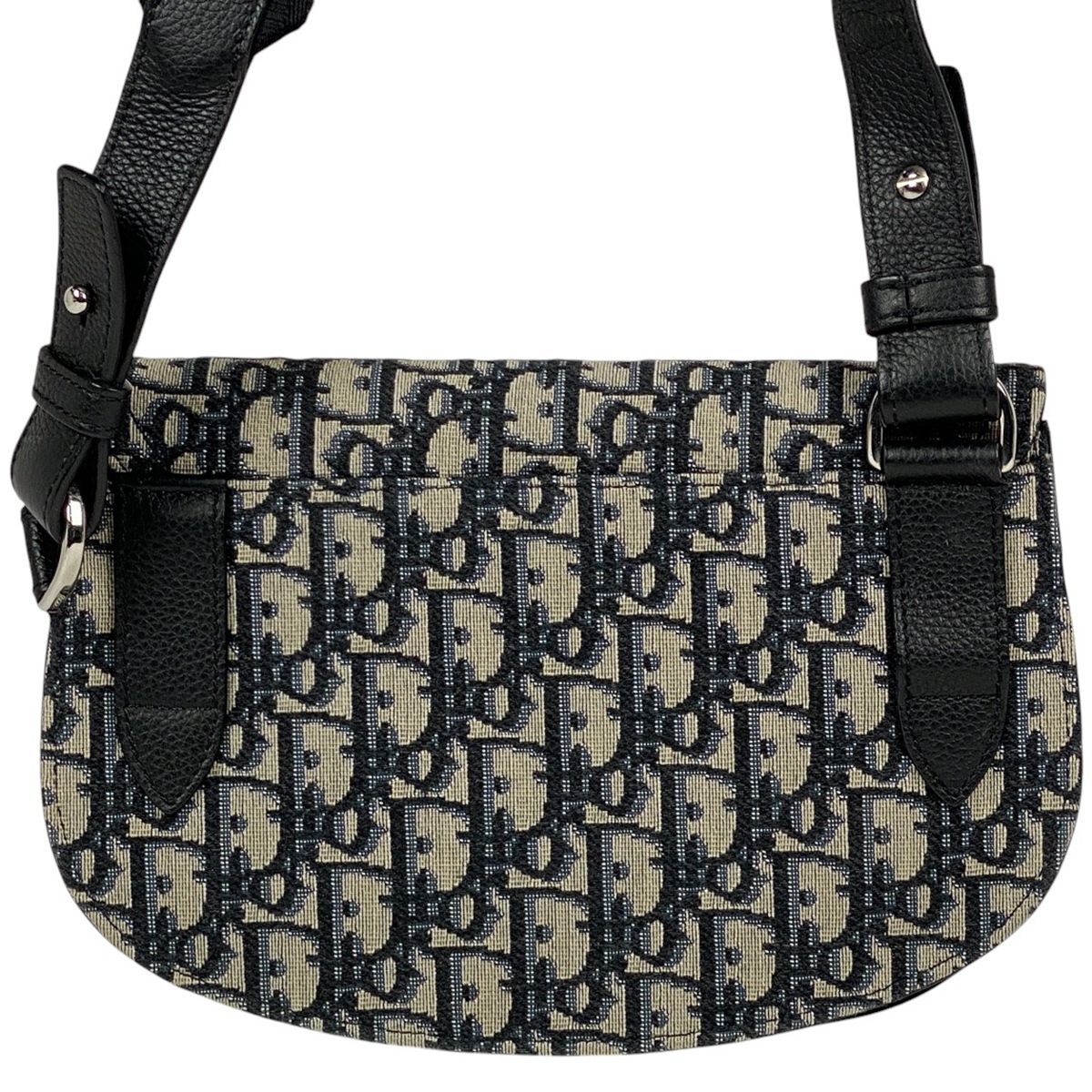クリスチャンディオール Christian Dior トロッター柄 サドルバッグ