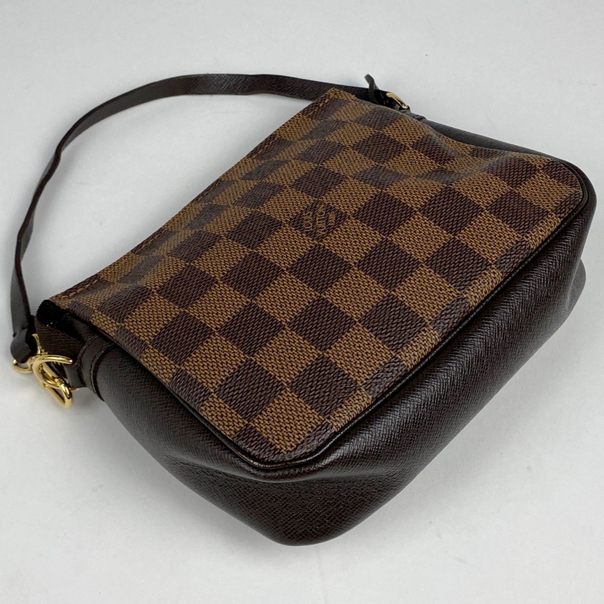 ルイ ヴィトン Louis Vuitton トゥルース メイクアップ メイク コスメ ポーチ ダミエ ブラウン N51982 レディース