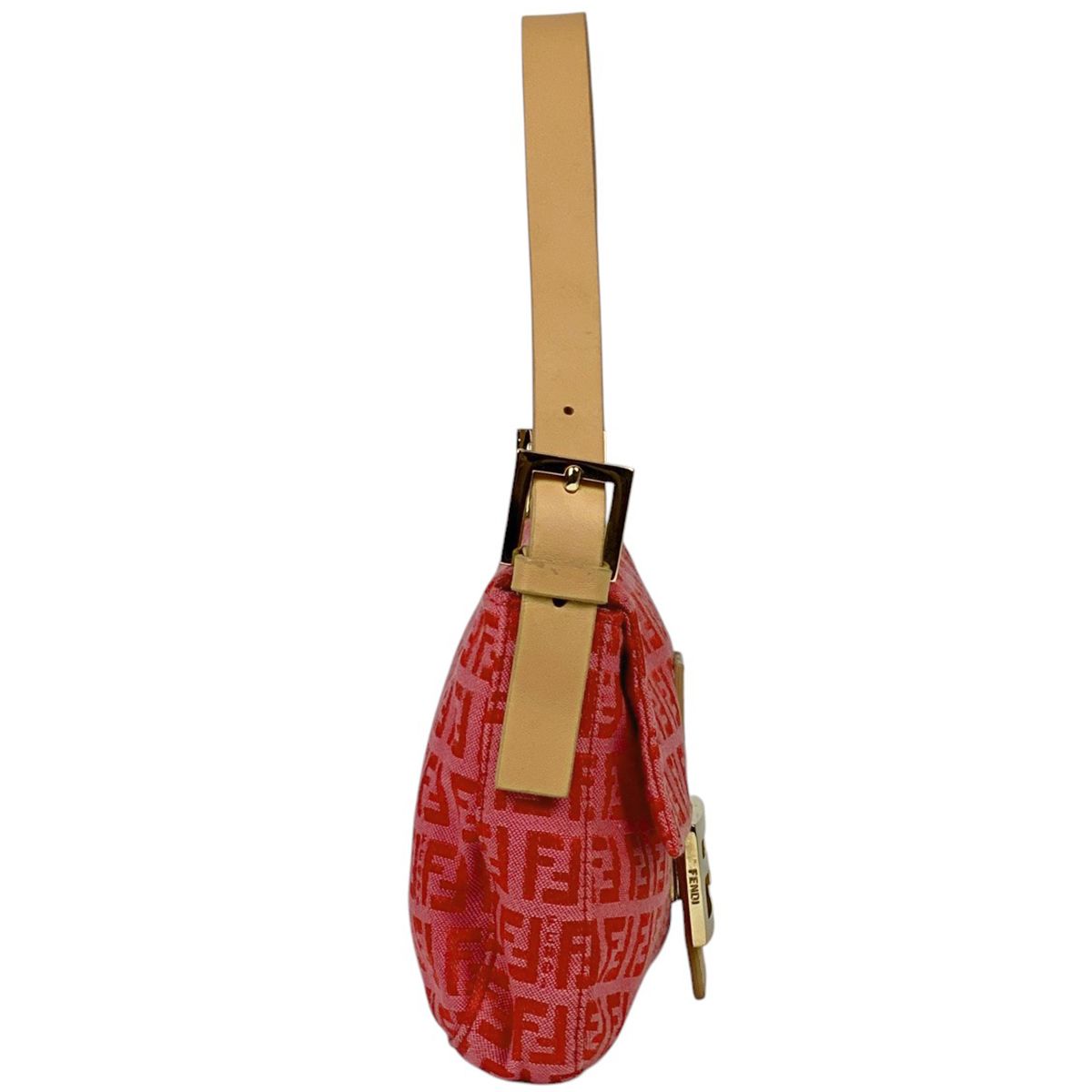 フェンディ FENDI ズッキーノ柄 マンマバケット ハンドバッグ ワン