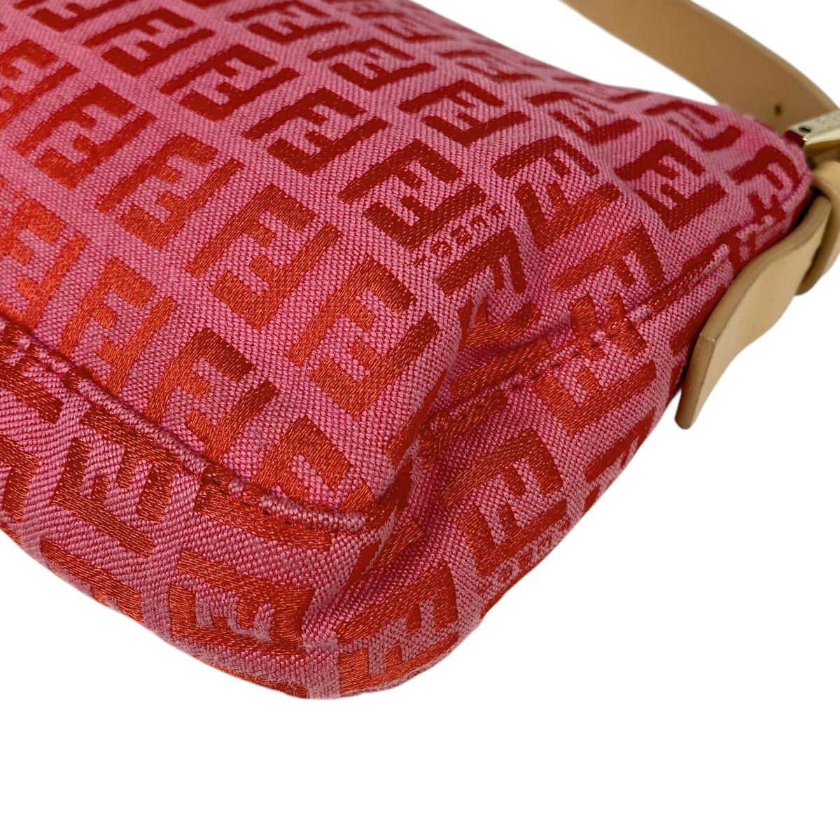 フェンディ　ＦＥＮＤＩ　ズッキーノ柄　マンマバゲット　ショルダーバッグ　ＰＶＣ フェンディ/ショルダーバッグ/マンマバケット,ズッキーノ柄/ダーク