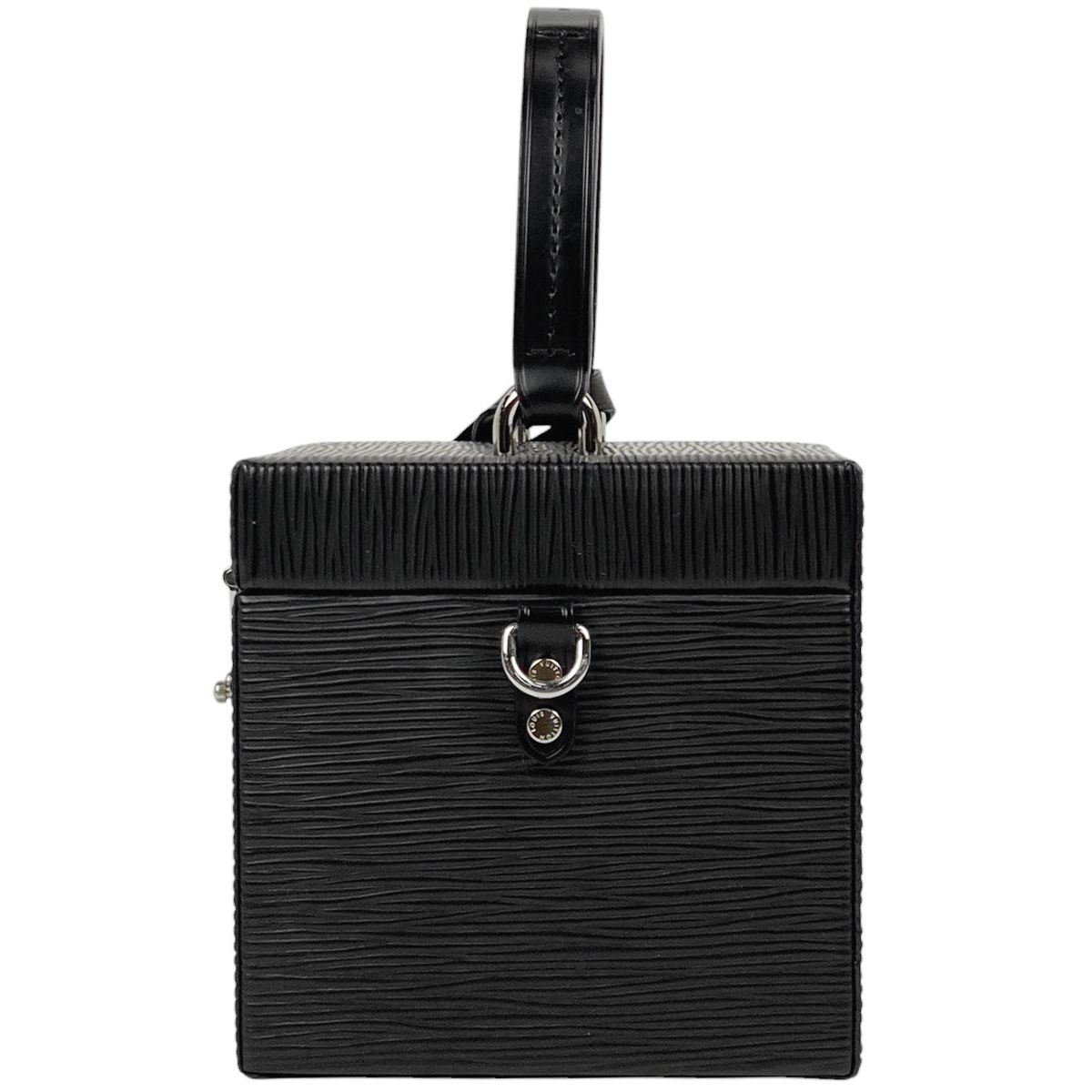 ルイ ヴィトン Louis Vuitton ブリーカー ボックス バニティ ショルダーバッグ ハンドバッグ 化粧ポーチ エピ ノワール ブラック M52703 レディース