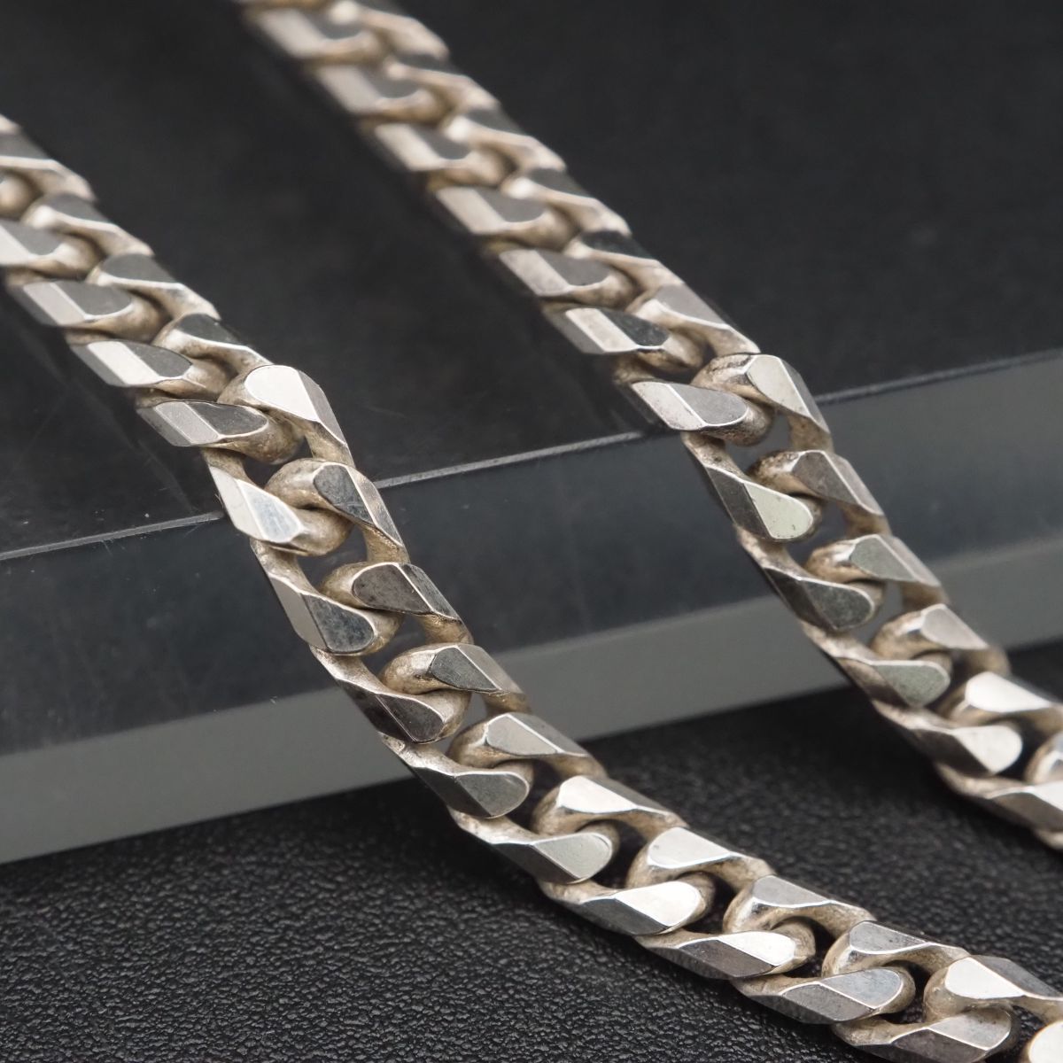  H 766 ヴィンテージ 925 SPAIN刻印 ブレスレット 喜平 キヘイチェーン デザイン シルバー ブレスレット アクセサリー