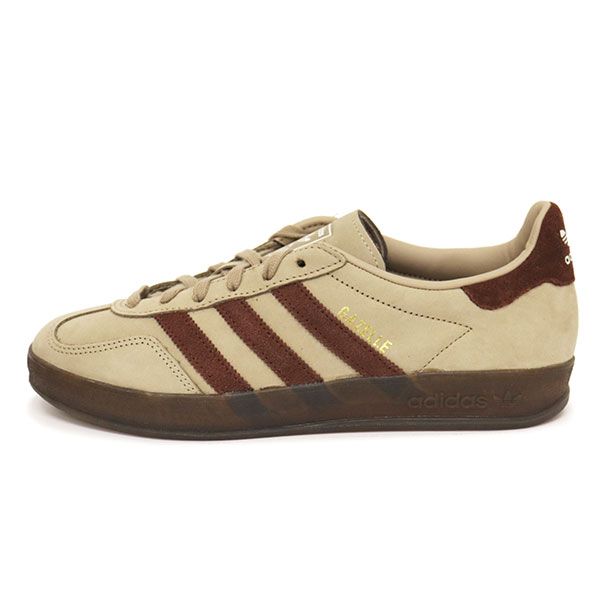  adidas アディダス JQ 8387 GAZELLE INDOOR スニーカー トレースカーキ フォックスブラウン フットウェアホワイト AD 340 27 5 cm その他 靴