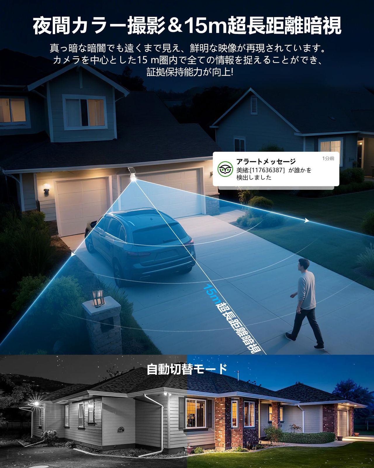 リアルタイム通知 クラウド録画