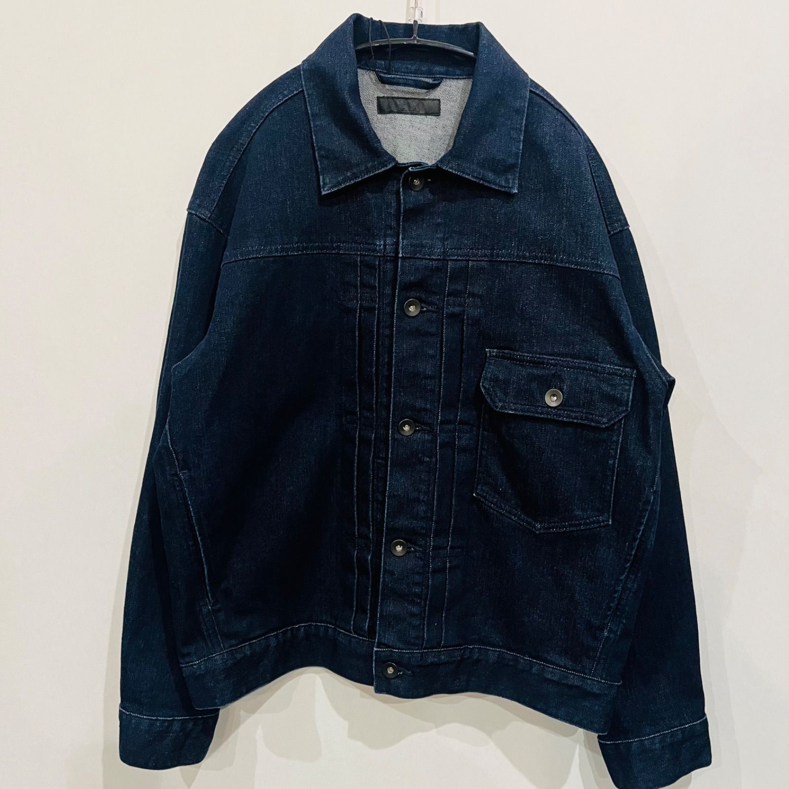 UNIQLO【L】デニムジャケット 1stモデル ファースト インディゴ 濃紺 美品 UNIQLO ユニクロ 1st デニムジャケット 濃紺 L UNIQLO【L】デニム