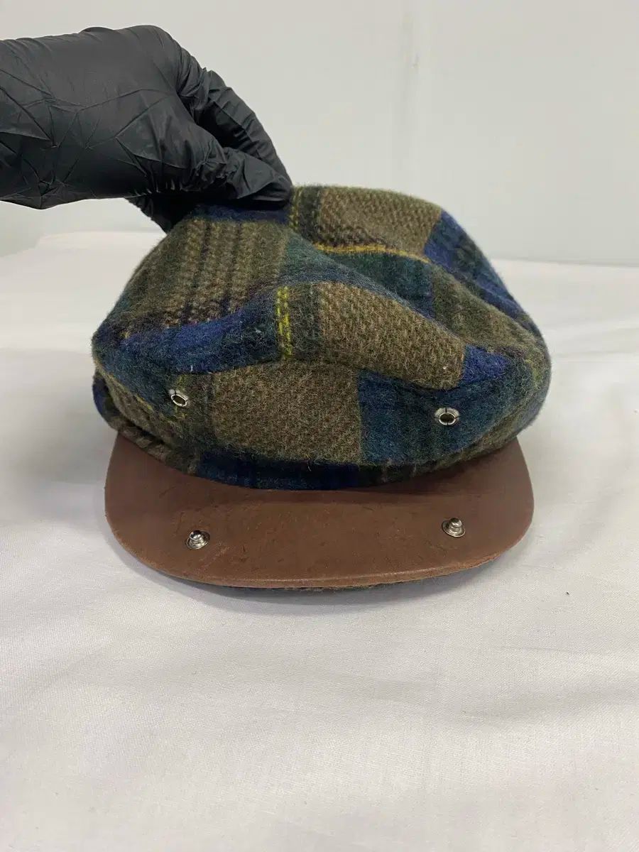 ウール ハンチングキャップ