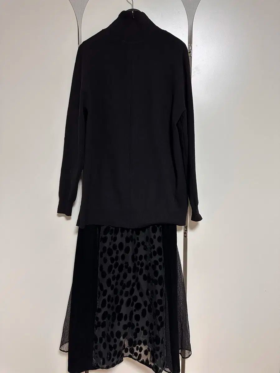 ハンサム タイム TIME ポストモダニズム ブラック ニット ONE PIECE 55-66