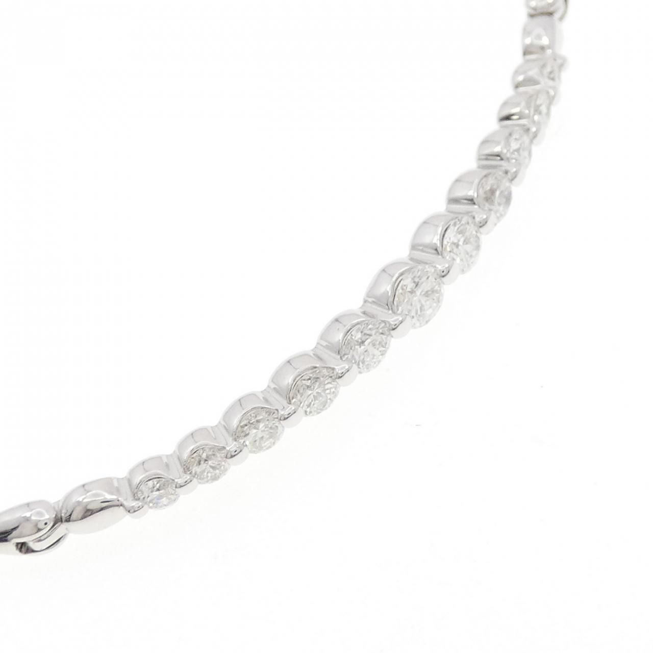 K 18 WG ダイヤモンド ブレスレット 0.70 CT