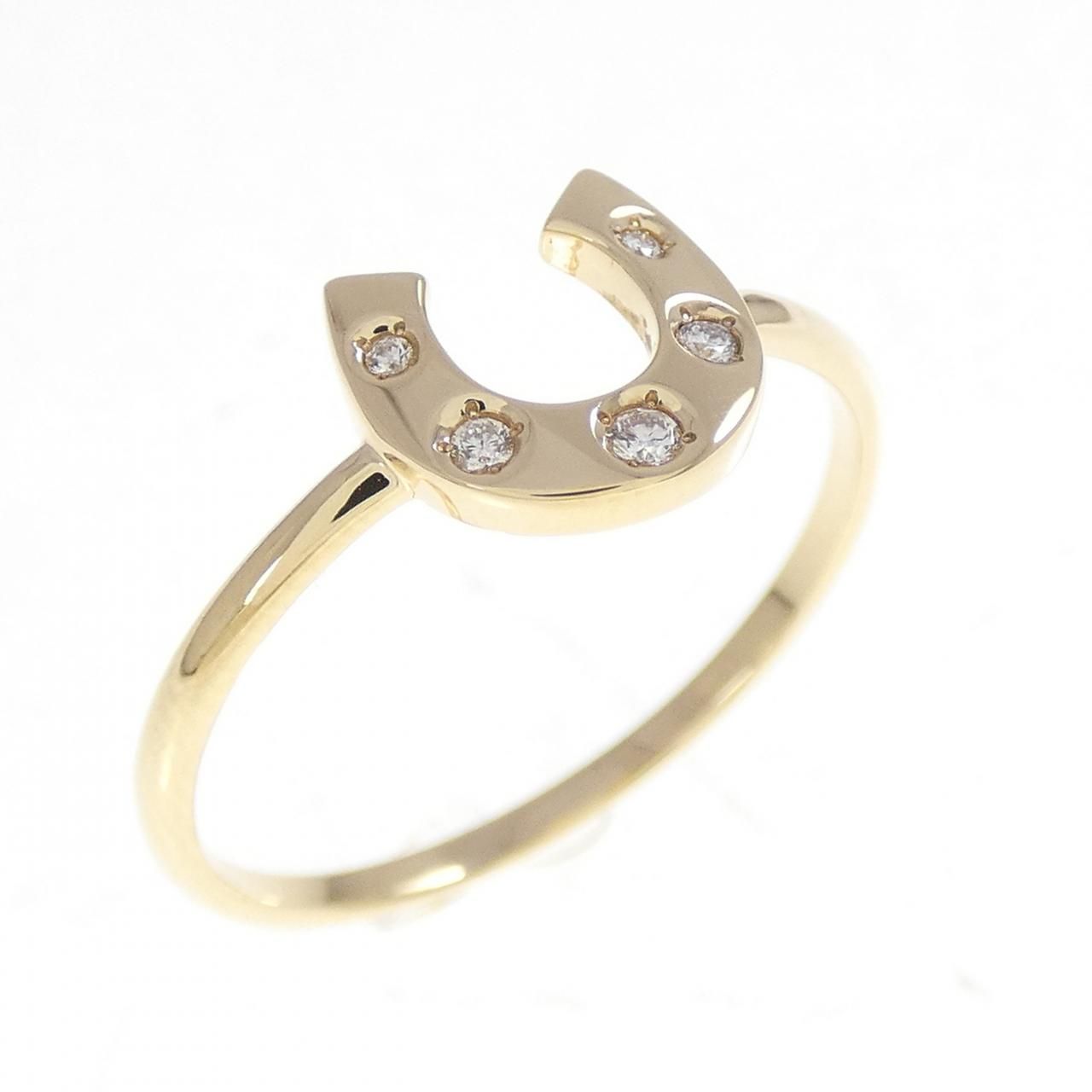 エテ ホースシュー ダイヤモンド リング 0.04CT