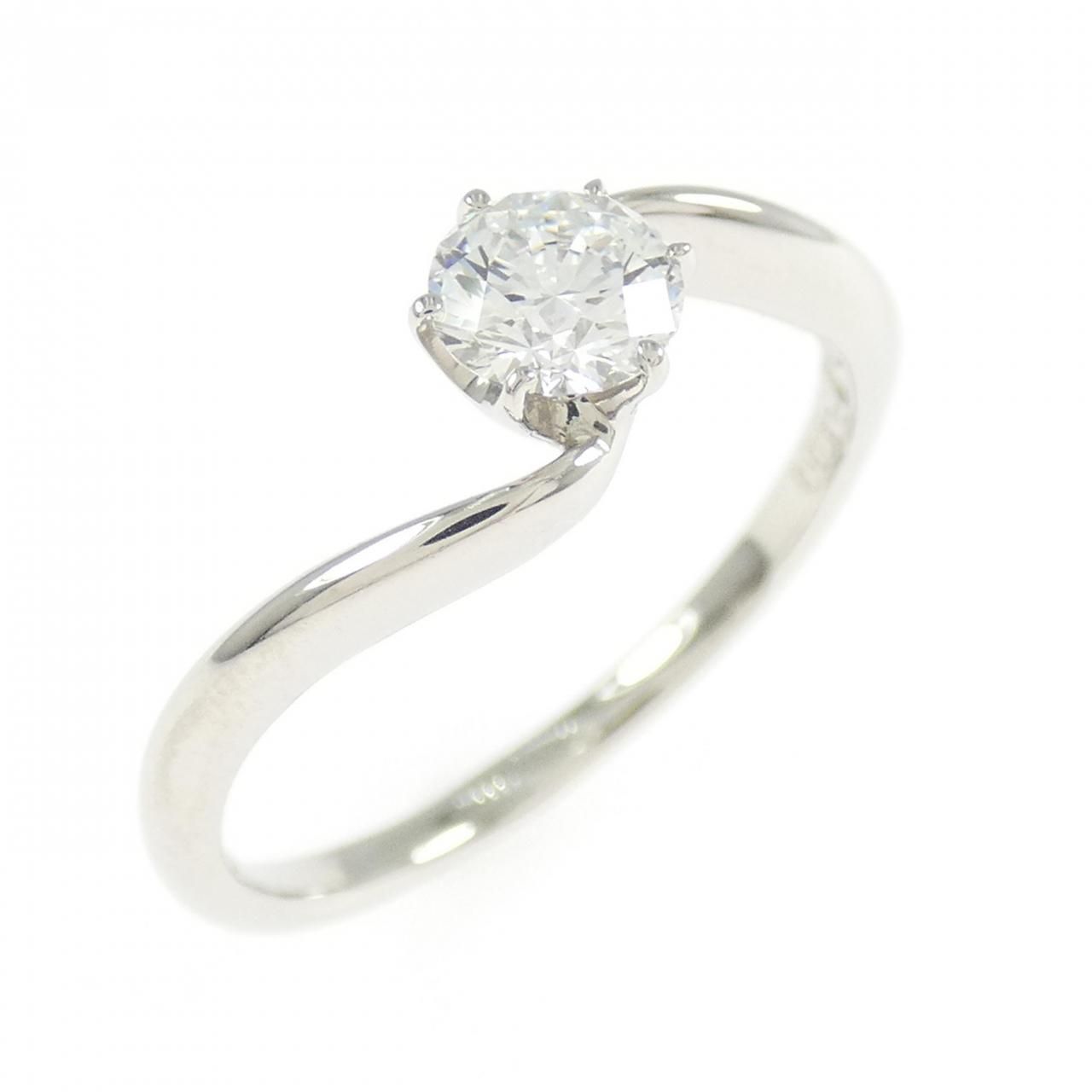 PT1000 ダイヤモンド リング 0.354CT D VVS2 VG