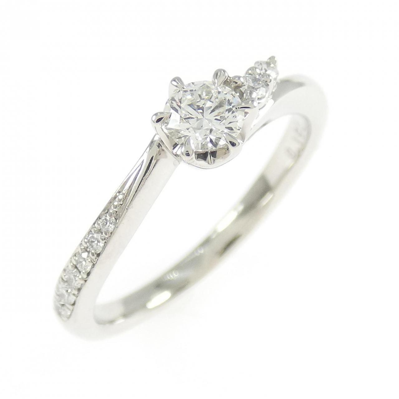 PT950 ダイヤモンド リング 0.192CT F VVS1 3EXT H-C